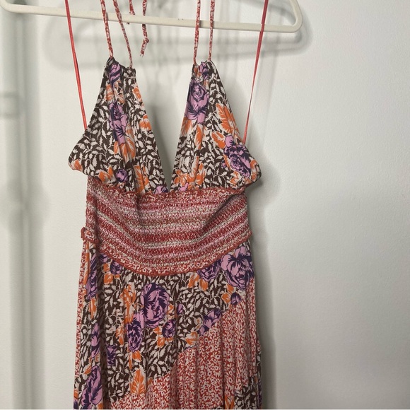 Free People Bohemian Hippie Halter Sundress XS - Picture 5 of 9